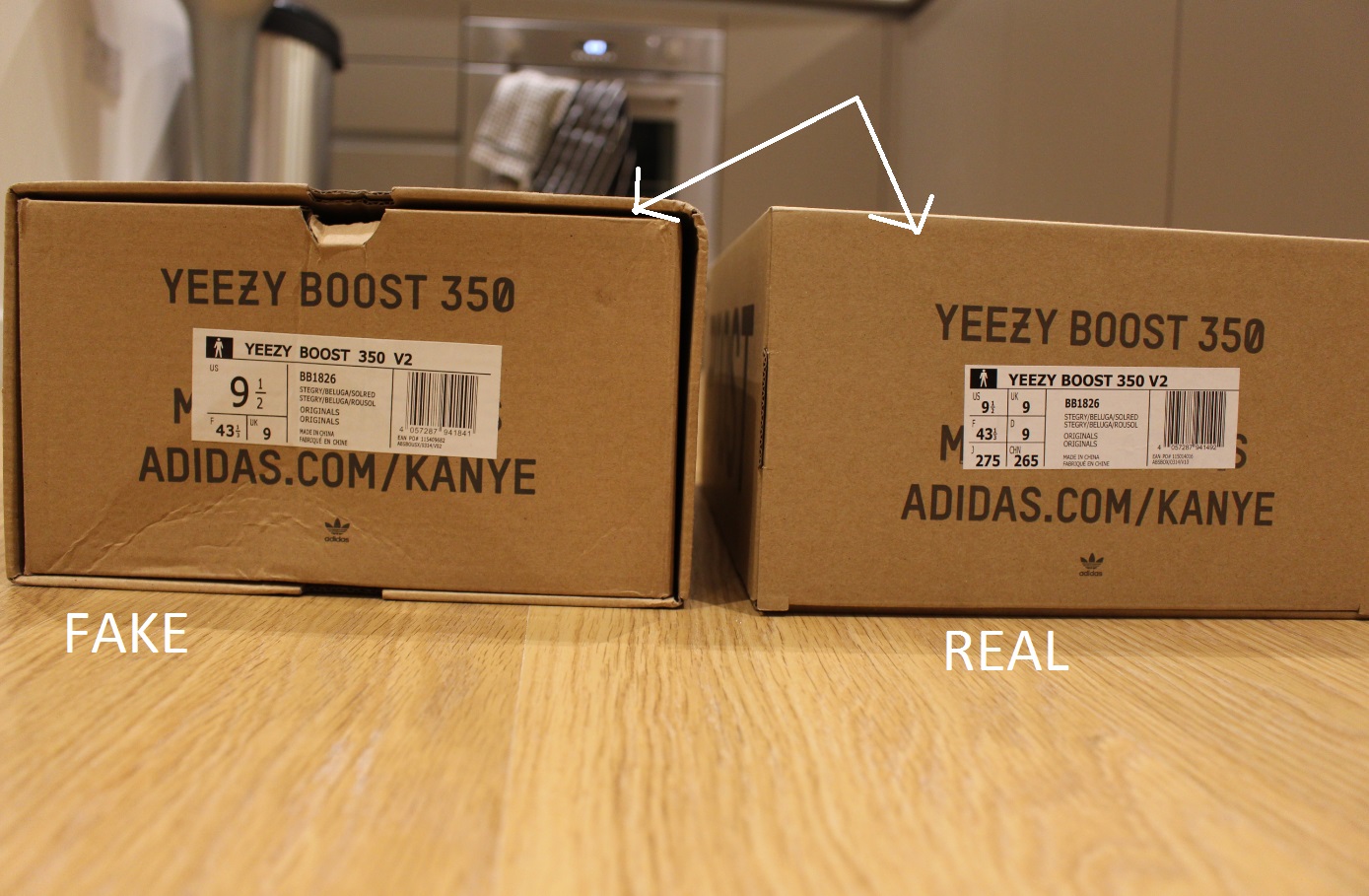 yeezy original box