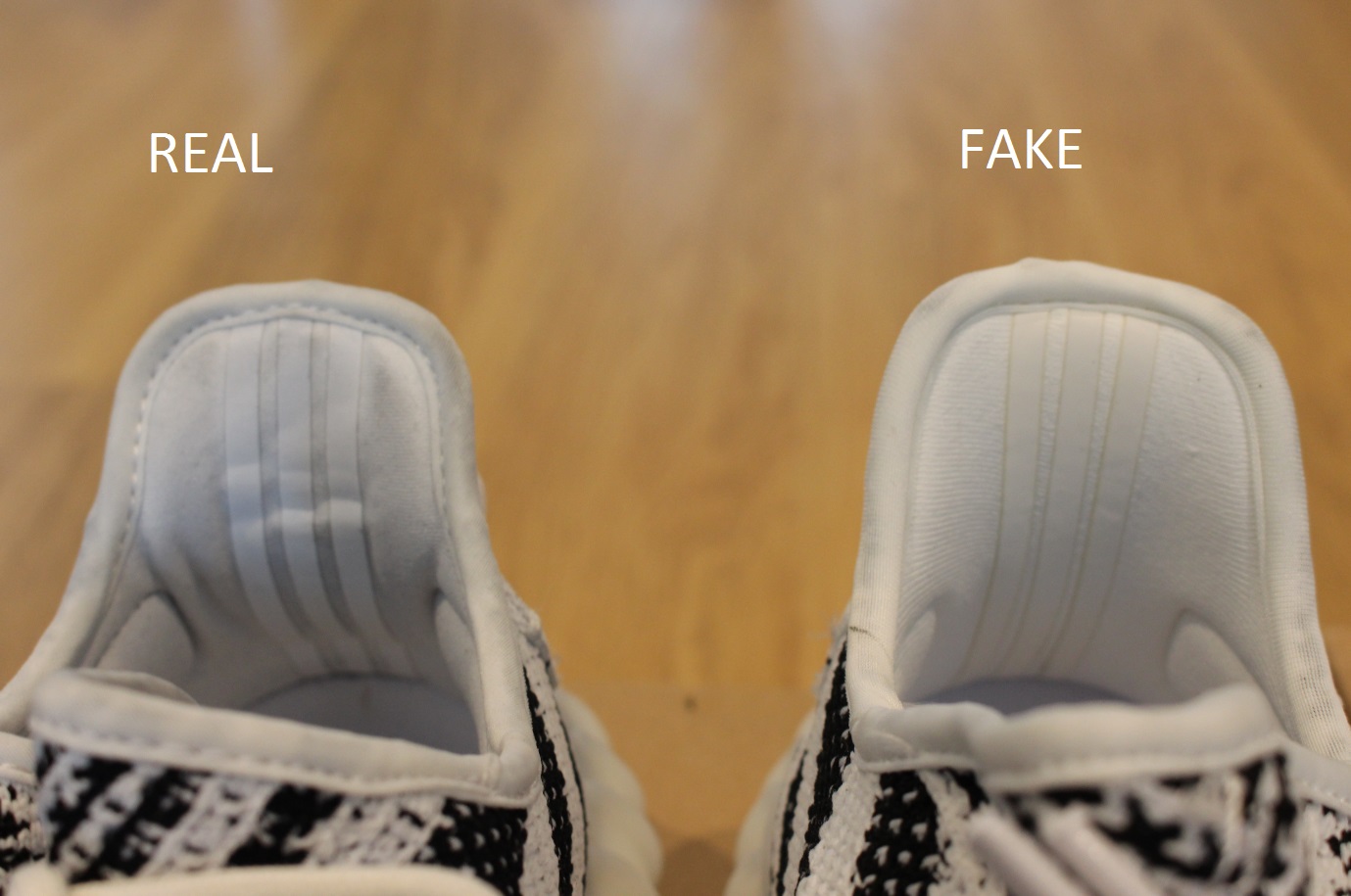 How to spot Fake Yeezy Boost 350 Zebras - Kingsdown Roots