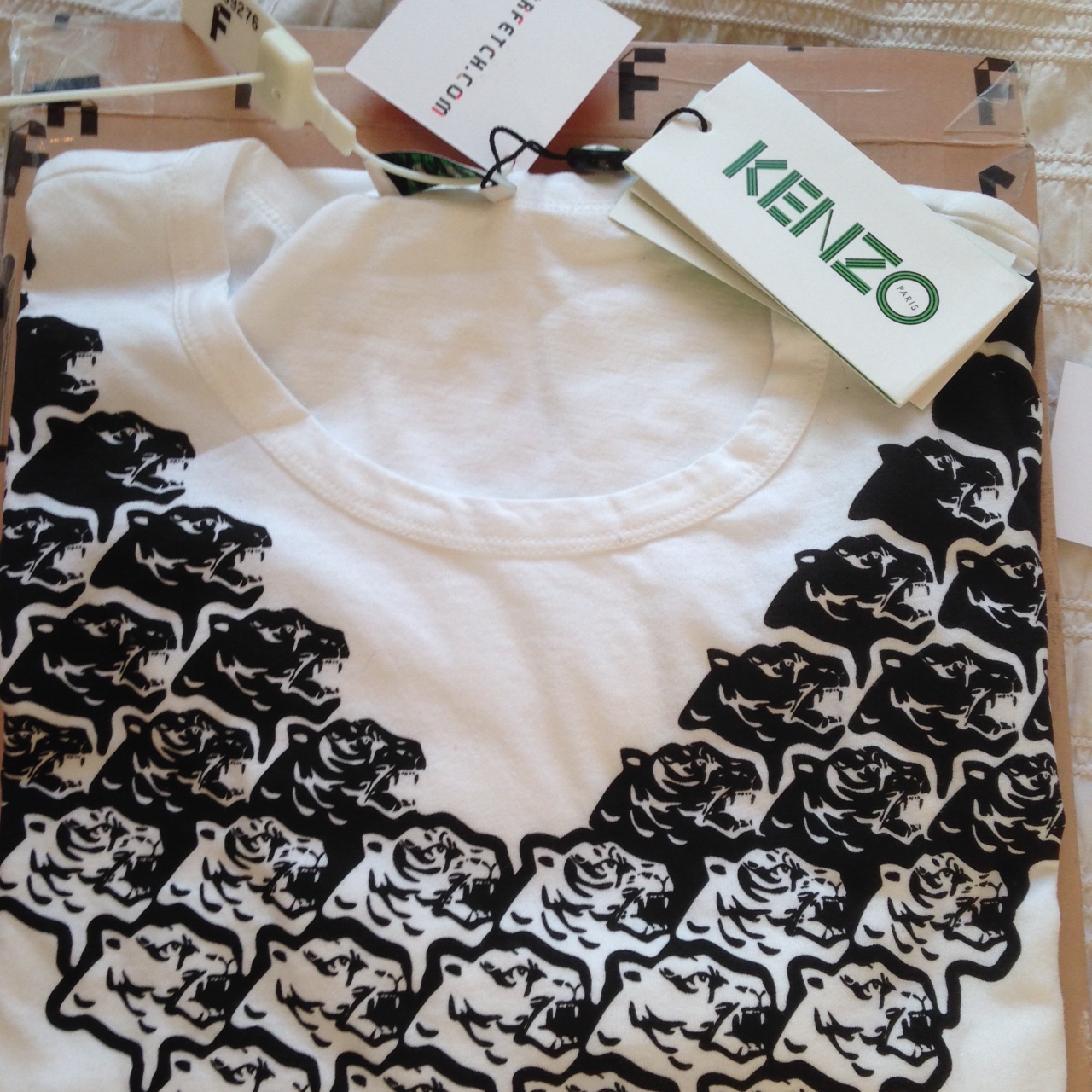 Kenzo White Tiger T-Shirt