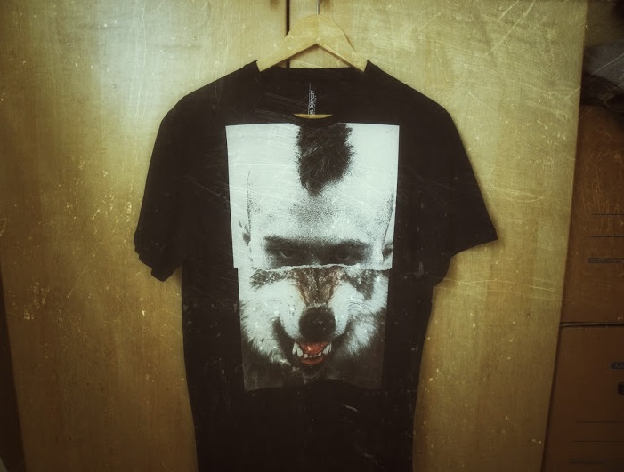 Neil Barrett Mohawk Wolf T-Shirt