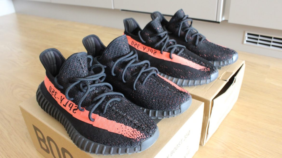 yeezy v1 black red